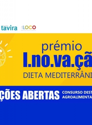 Prémio Inovação – Dieta Mediterrânica 2026: candidaturas abertas para distinguir a inovação agroalimentar no Algarve