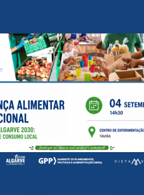 CCDR Algarve promove Workshop Regional de Segurança Alimentar e Nutricional no âmbito da Feira da Dieta Mediterrânica
