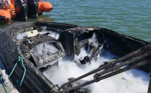 Incêndio em embarcação de recreio em Olhão