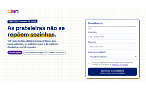 Clan lança campanha nacional de recrutamento para preparar regresso às aulas com 120 vagas em 33 lojas