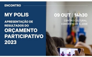 Encontro My Polis - Apresentação de resultados do Orçamento Participativo 2023