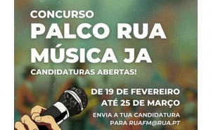 Palco Rua - Música JA - Candidaturas abertas 