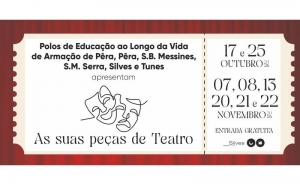 NOVO CICLO DE TEATRO SÉNIOR ARRANCA A 17 DE OUTUBRO COM ATUAÇÃO DO  GRUPO DE TEATRO SÉNIOR DE PÊRA