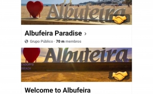 PARCERIA ENTRE OS DOIS PRINCIPAIS GRUPOS DE FACEBOOK SOBRE ALBUFEIRA