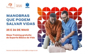 FORUM ALGARVE E INEM PROMOVEM FORMAÇÃO GRATUITA EM SUPORTE BÁSICO DE VIDA 