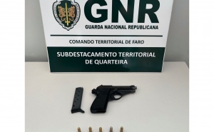 Quarteira – Detido por posse ilegal de arma