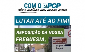 PCP Algarve| Repor as freguesias, fazer justiça às populações