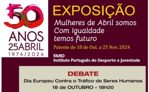 Exposição e Debate - «Dia Europeu Contra o Tráfico de Seres Humanos»