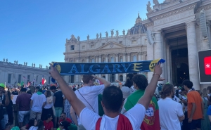 Algarvios participaram em festa na Missa de boas-vindas do Jubileu dos Jovens e viram o Papa