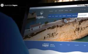 Website do Município de Lagoa distinguindo entre os melhores do país