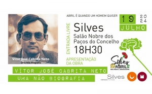 «VÍTOR JOSÉ CABRITA NETO - UMA NÃO BIOGRAFIA» TEM APRESENTAÇÃO MARCADA PARA DIA 19 DE JULHO