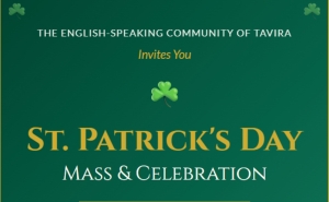 Comunidade de Língua Inglesa de Tavira Celebra o Dia de São Patrício na Igreja de Santiago