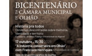 Conversa sobre a indústria conserveira no âmbito do Bicentenário da Câmara Municipal de Olhão