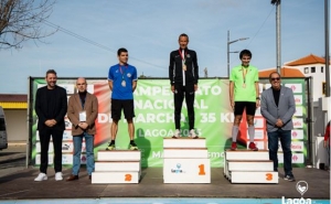 João Vieira e Vitória Oliveira dominam os Campeonatos Nacionais de Marcha Atlética em Lagoa