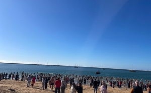 Banho de Mar em Ferragudo, na Praia Grande, foi o maior de sempre