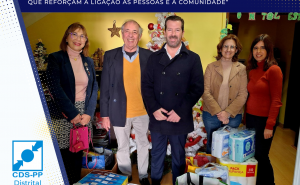  CDS-PP Algarve entrega Cabaz de Natal à Casa de Acolhimento «Os Miúdos» 