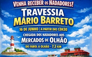 Mais de 7 km a nadar entre a Ilha do Farol e a Zona Ribeirinha de Olhão
