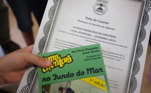 MUNICÍPIO ENTREGA LOUVOR A TURMA SÃO-BRASENSE PREMIADA EM CONCURSO LITERÁRIO NACIONAL