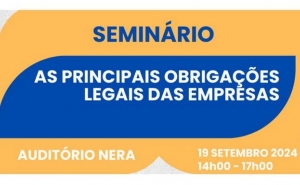 SEMINÁRIO | As Principais Obrigações Legais das Empresas