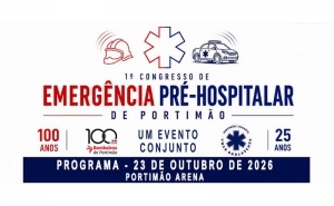 PORTIMÃO ACOLHE O 1.º CONGRESSO DE EMERGÊNCIA PRÉ-HOSPITALAR A 23 E 24 DE OUTUBRO