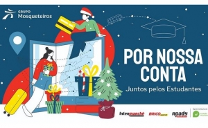 Este Natal, o Grupo Mosqueteiros desafia estudantes a oferecerem propinas a um amigo