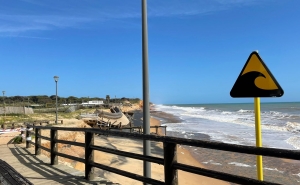 INFORMAÇÃO SOBRE ESTRAGOS   NA PRAIA DO FORTE NOVO EM QUARTEIRA