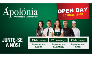 Open Days de recrutamento estão de regresso aos Supermercados Apolónia com 70 vagas disponíveis