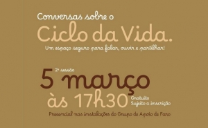 Grupo de Apoio de Faro da LPCC promove iniciativa «Conversas sobre o Ciclo da Vida»