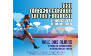 «22ª MARCHA-CORRIDA RIA FORMOSA» É NO DIA 24 DE MARÇO 