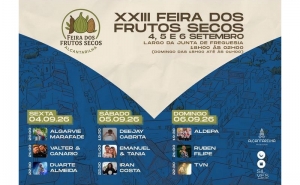 23.ª EDIÇÃO DA FEIRA DOS FRUTOS SECOS REGRESSA A ALCANTARILHA DE 4 A 6 DE SETEMBRO