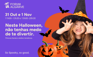 FORUM ALGARVE CELEBRA HALLOWEEN  COM ATIVIDADES GRATUITAS PARA TODA A FAMÍLIA 