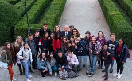 Alunos do Concelho de Lagoa visitam Presidente da República