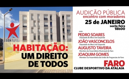 Audição pública: habitação - um direito de todos