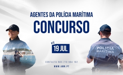Concurso aberto para agentes da Polícia Marítima
