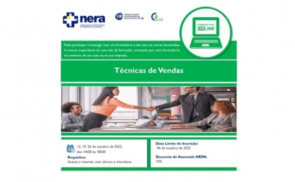 ÚLTIMAS INSCRIÇÕES: Formação Online - Ação de Formação: Técnicas de Vendas