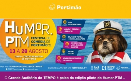 Grande Auditório do TEMPO é palco da edição piloto do Humor.PTM – Festival de Comédia de Portimão 21