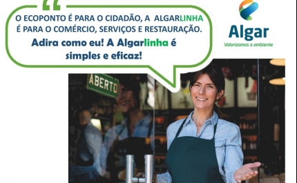 Nova campanha da Algar «O ecoponto é para o cidadão, a Algarlinha é para o comércio, serviços e restauração»