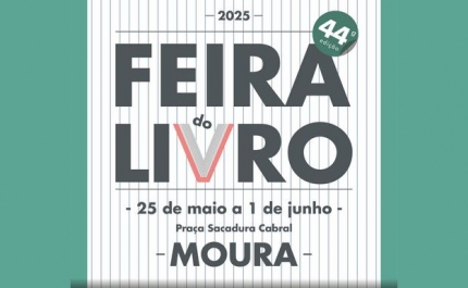 Praça Sacadura Cabral recebe a 44.ª Feira do Livro de Moura 
