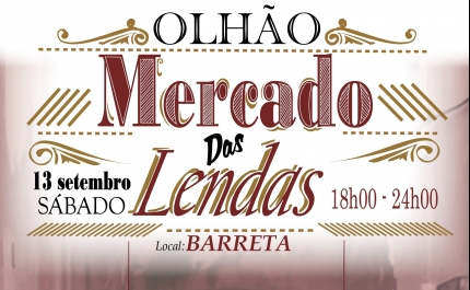 Mercado das Lendas anima  zona da Barreta a 13 de setembro