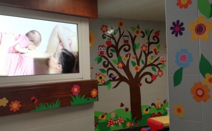 Crianças decoraram sala de espera do Centro de Saúde de Faro