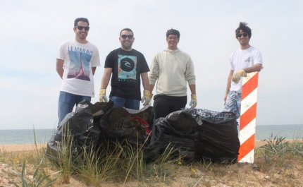 Limpeza Ambiental à zona do Forte Novo – Praia do Cavalo Preto em Quarteira