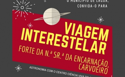 Viagem Interestelar revela o Espaço a partir de Carvoeiro