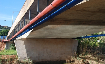 Município de Silves terminou as obras da passagem das infraestruturas de água e saneamento pela Ponte Rodoviária de Silves