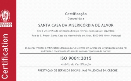 Creche da Misericórdia de Alvor Alcança Certificação ISO 9001 