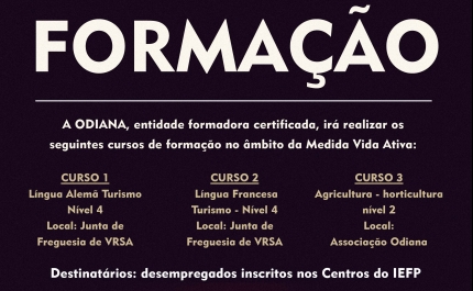Odiana já está a dar formação no território