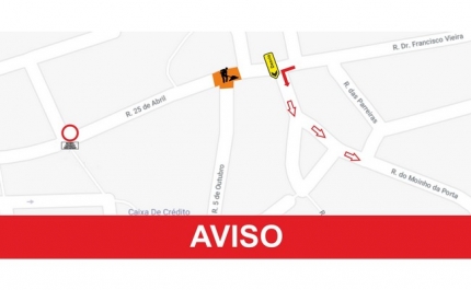 REABILITAÇÃO DO CENTRO HISTÓRICO DE SILVES OBRIGA A CORTE DE TRÂNSITO NA RUA 25 DE ABRIL E RUA 5 DE OUTUBRO NO DIA 11 DE JANEIRO