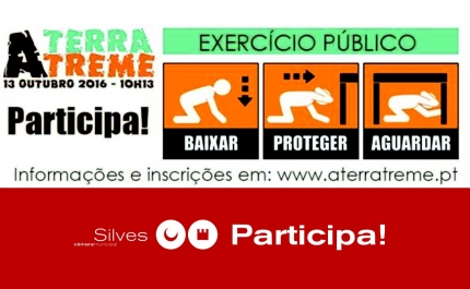 Câmara Municipal de Silves adere ao exercício público de cidadania no âmbito do Risco Sismico «A Terra Treme»