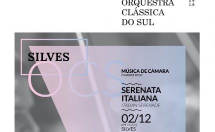 ORQUESTRA CLÁSSICA DO SUL TRAZ «SERENATA ITALIANA» AO TEATRO MASCARENHAS GREGÓRIO, EM SILVES