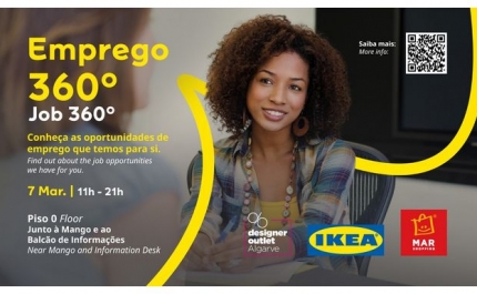 4.ª EDIÇÃO DE «EMPREGO 360º» CHEGA AO MAR SHOPPING ALGARVE COM NOVAS OPORTUNIDADES DE CARREIRA 