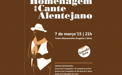 TEATRO MASCARENHAS GREGÓRIO É PALCO DE HOMENAGEM AO CANTE ALENTEJANO